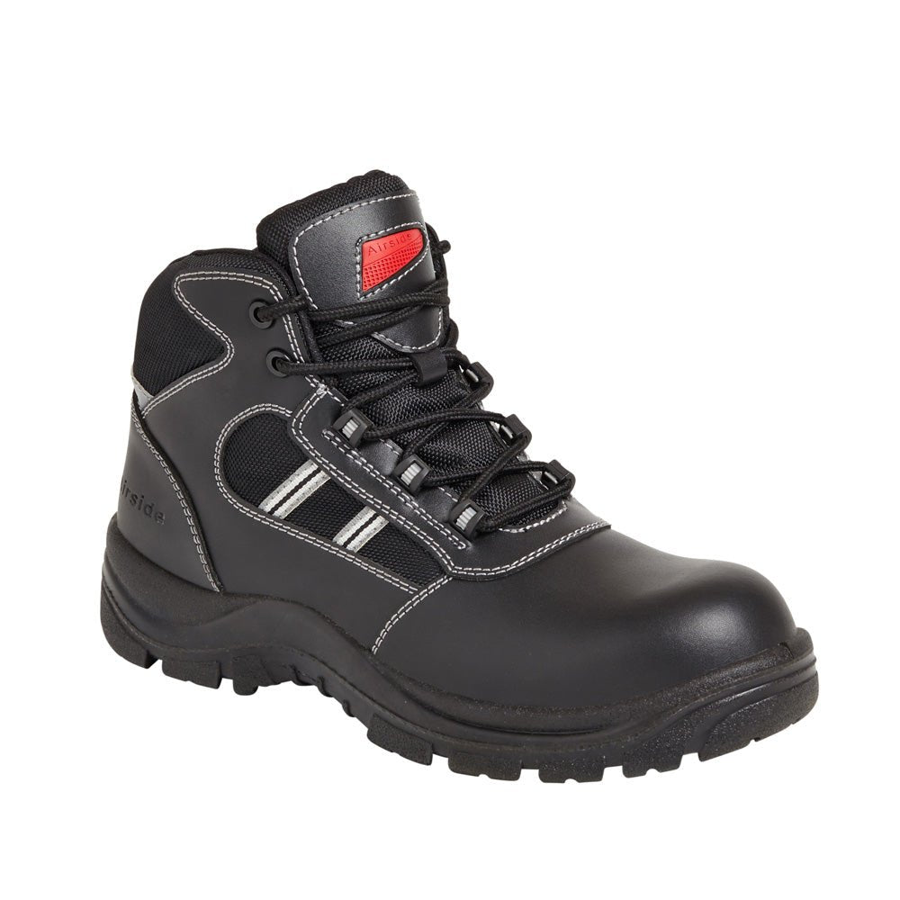 Airside SS704CM Black Safety Hiker Boots - Shoe Store Direct
