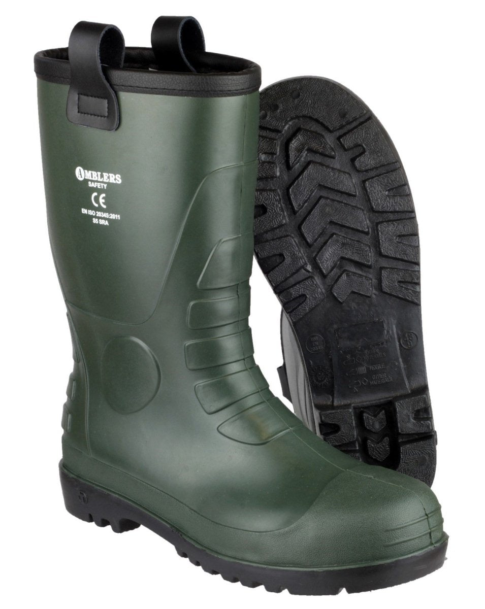 Amblers FS97 PVC Safety Wellington Rigger Boots - Shoe Store Direct