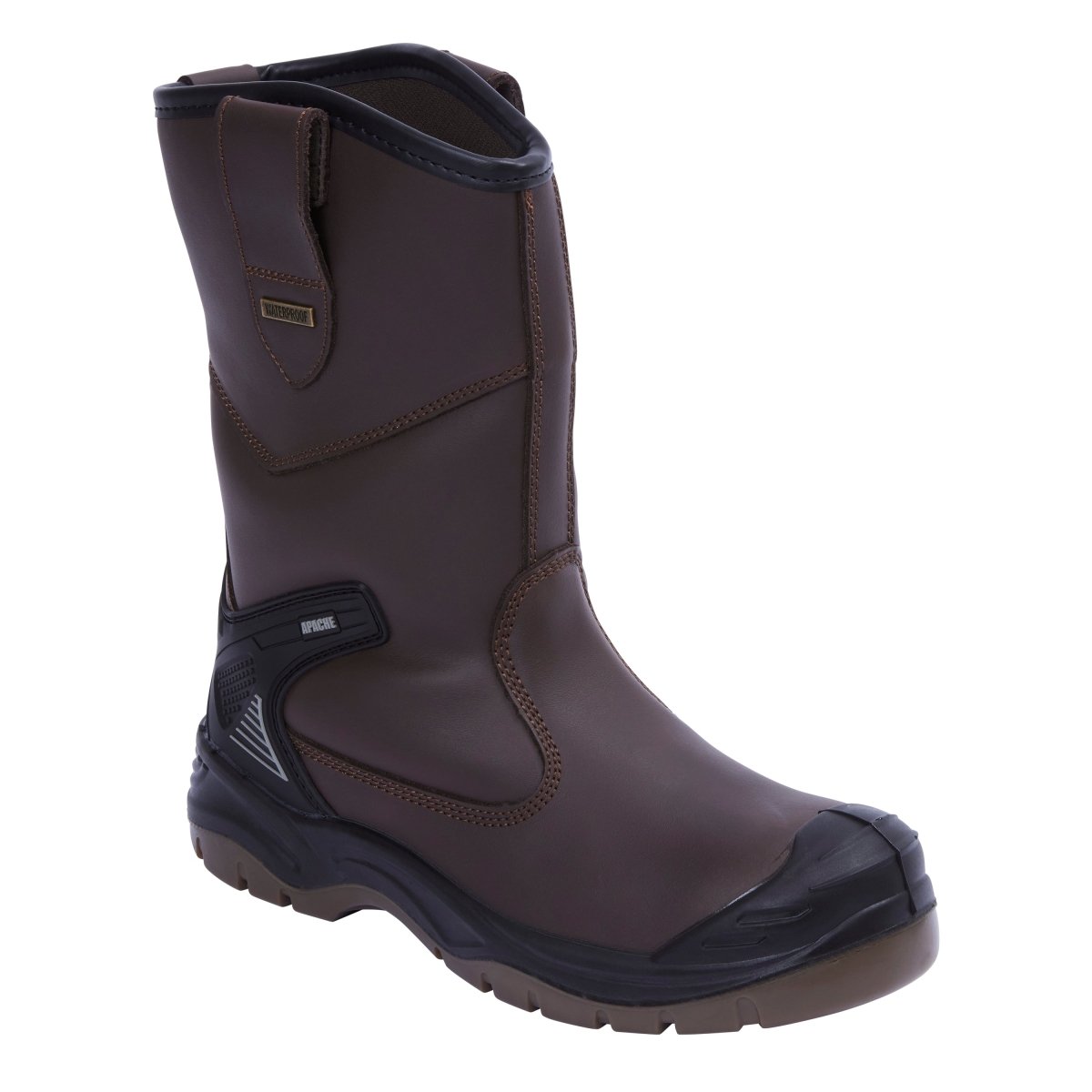 Apache AP305 Mens Waterproof Steel Toe & Midsole Rigger Boots - Shoe Store Direct