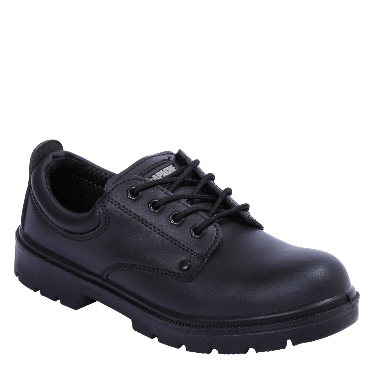 Apache AP306 Black Steel Toe Cap Safety Shoes - Shoe Store Direct