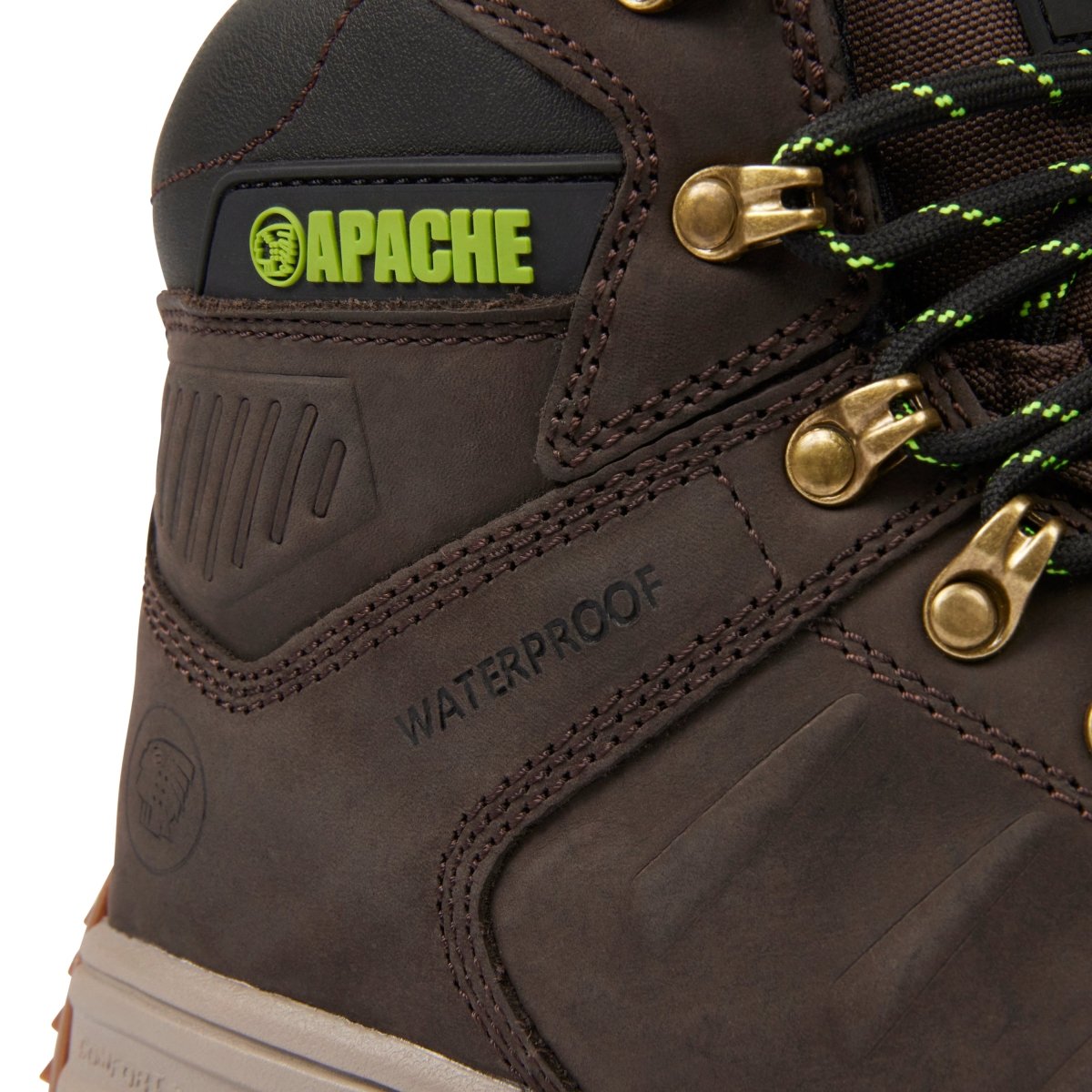 Apache Moose Jaw Leather Waterproof Safety Boot - Shoe Store Direct