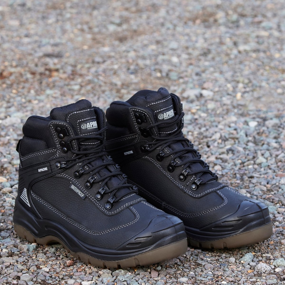 Apache Ranger Waterproof Steel Toe Cap Hiker Safety Boots - Shoe Store Direct
