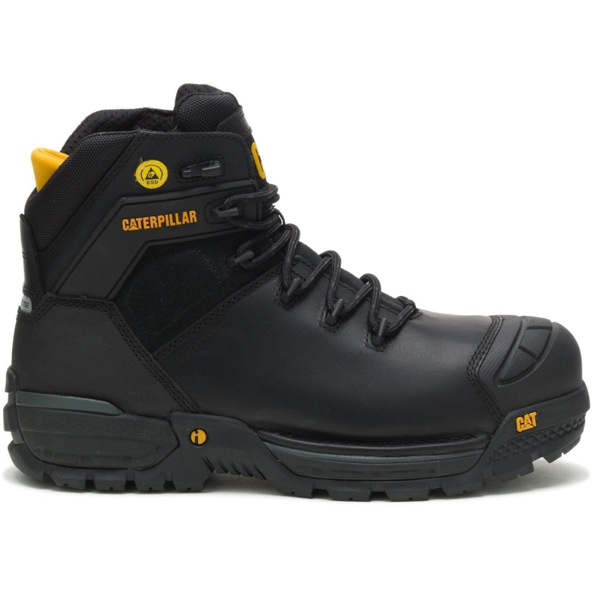 Caterpillar Excavator Waterproof Mens Safety Hiker Boots - Shoe Store Direct