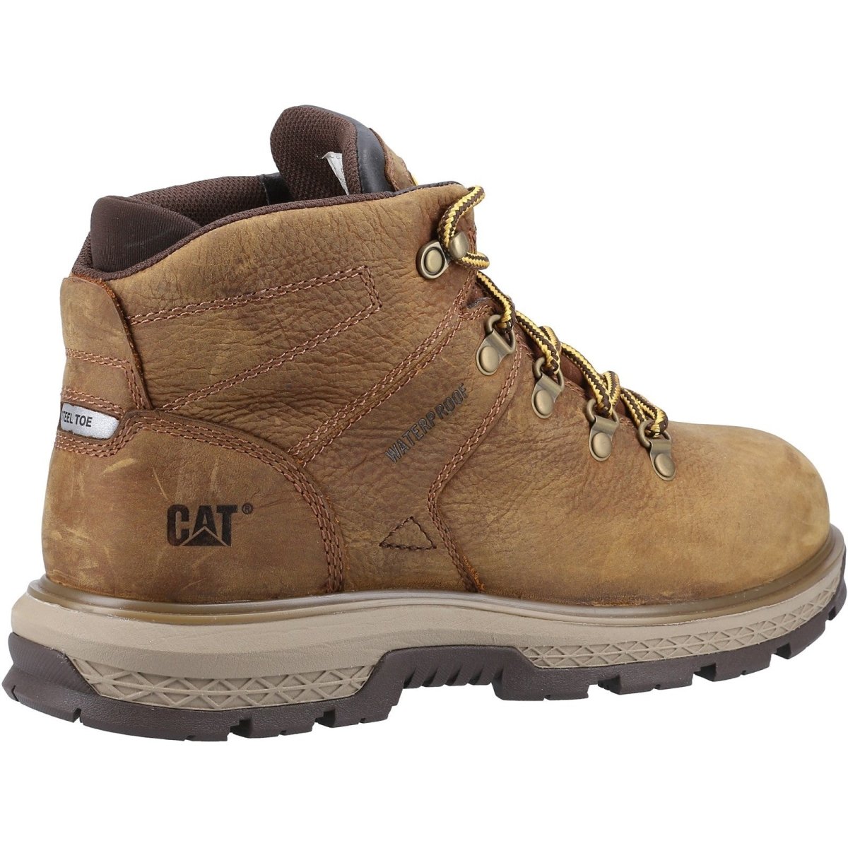 Caterpillar Exposition Waterproof Steel Toe Safety Hiker Boots - Shoe Store Direct