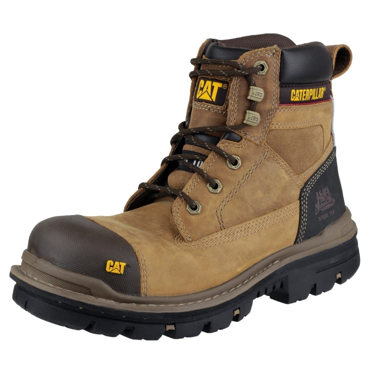 Caterpillar Gravel 6" S3 Steel Toe & Midsole Safety Boots - Shoe Store Direct