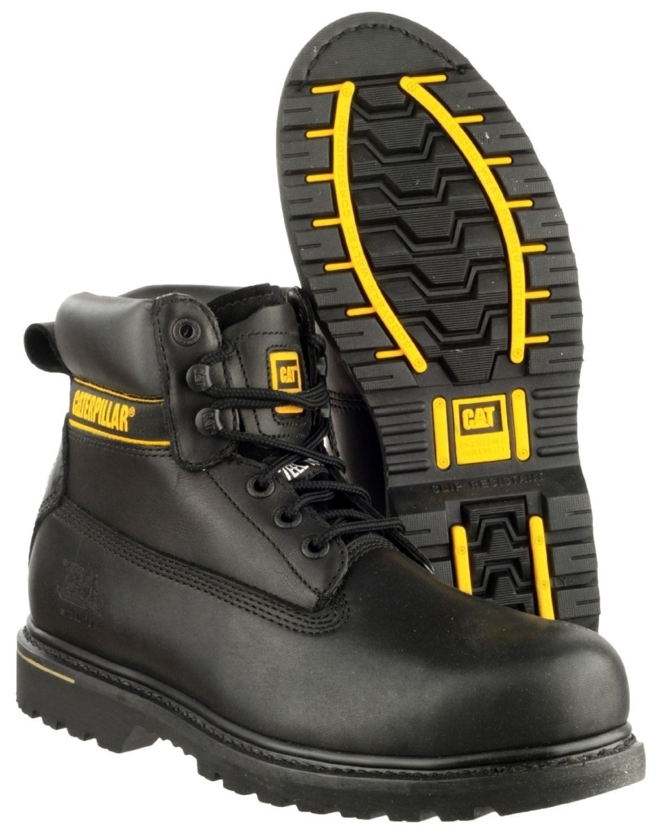 Caterpillar Holton SRC Goodyear Welted Safety Boots - Shoe Store Direct