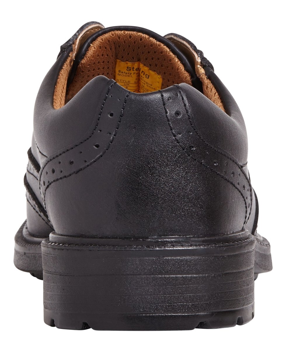 City Knights SS500CM Black Brogue Steel Toe Safety Shoes - Shoe Store Direct
