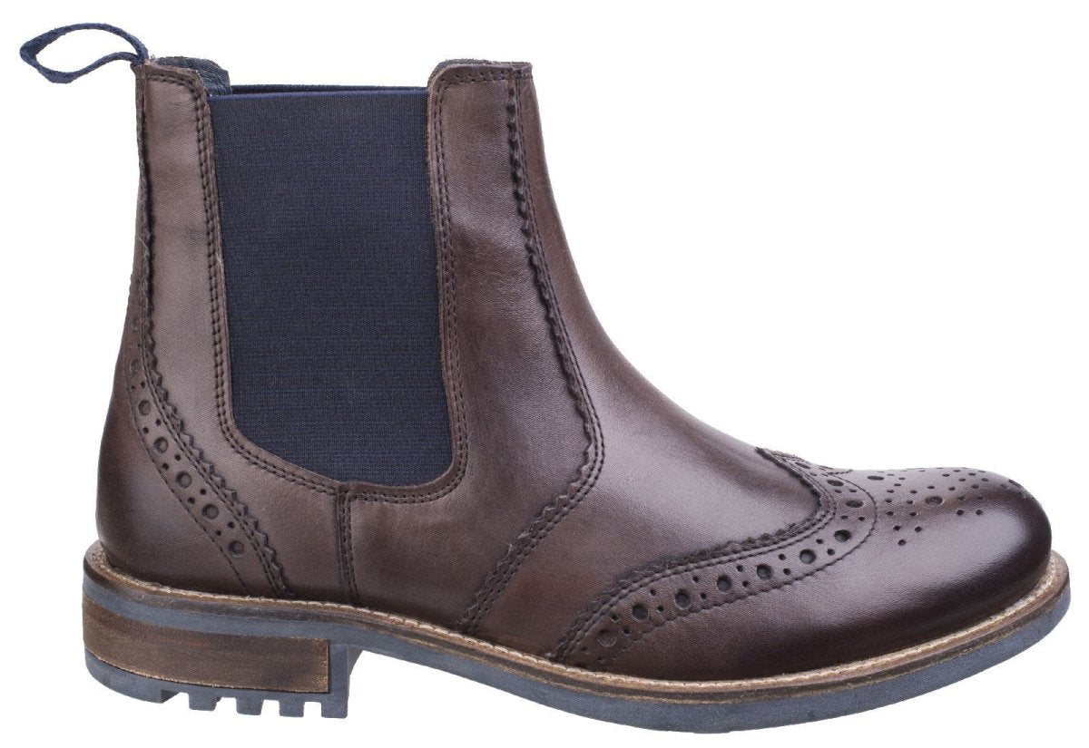 Cotswold Cirencester Chelsea Brogue Mens Boots - Shoe Store Direct