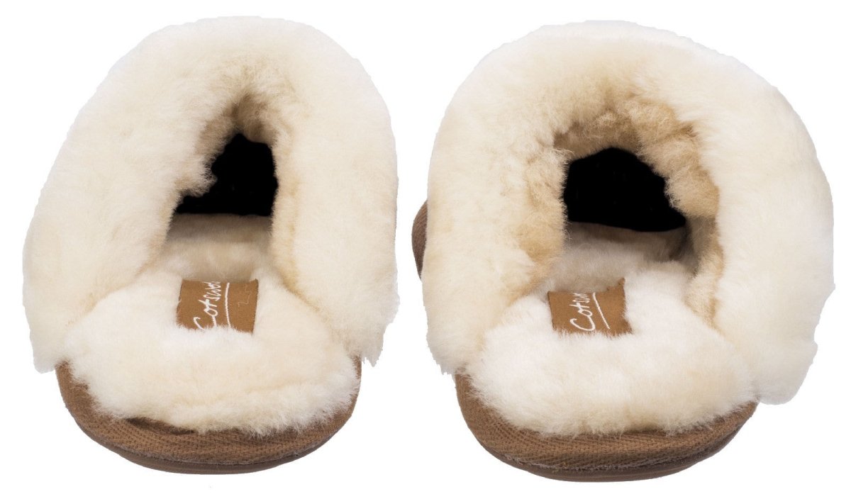 Cotswold Lechlade Sheepskin Ladies Mule Slippers - Shoe Store Direct