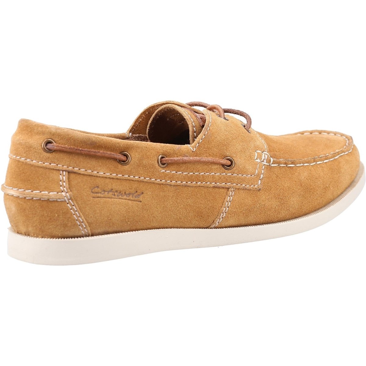 Cotswold Mitcheldean Mens Suede Moccasin Boat Shoes - Shoe Store Direct