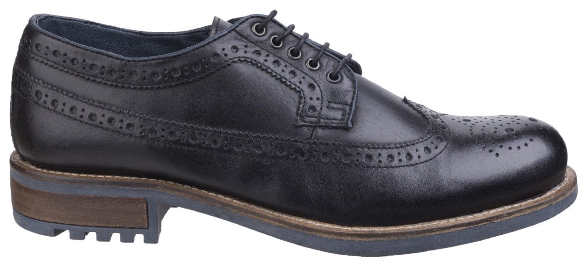 Cotswold Poplar Leather Mens Brogue Dress Shoes - Shoe Store Direct