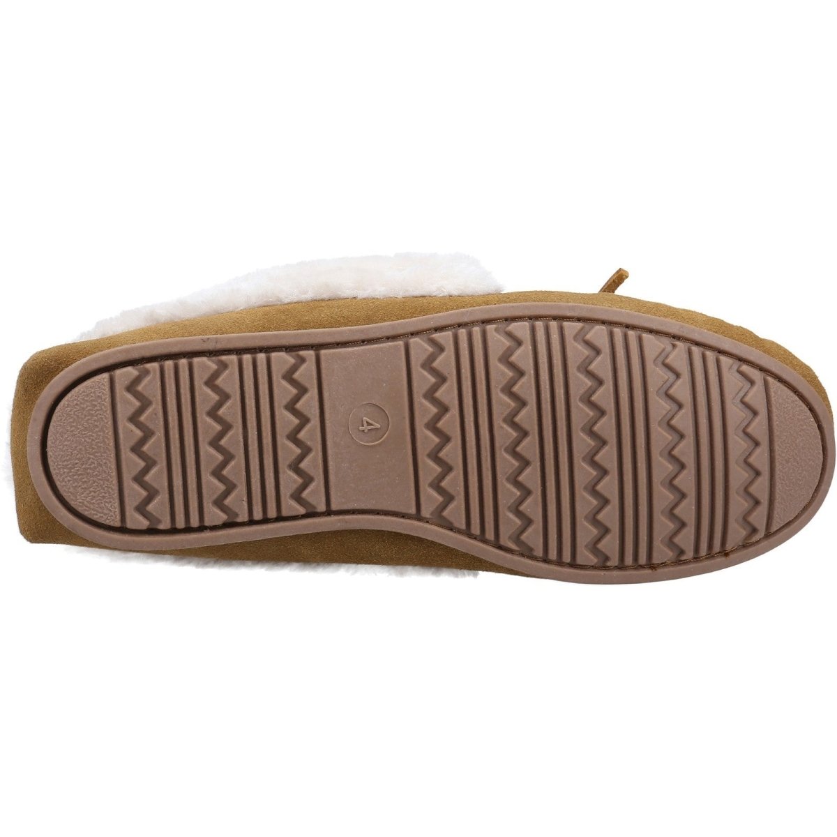 Cotswold Sopworth Suede Ladies Moccasin Slippers - Shoe Store Direct