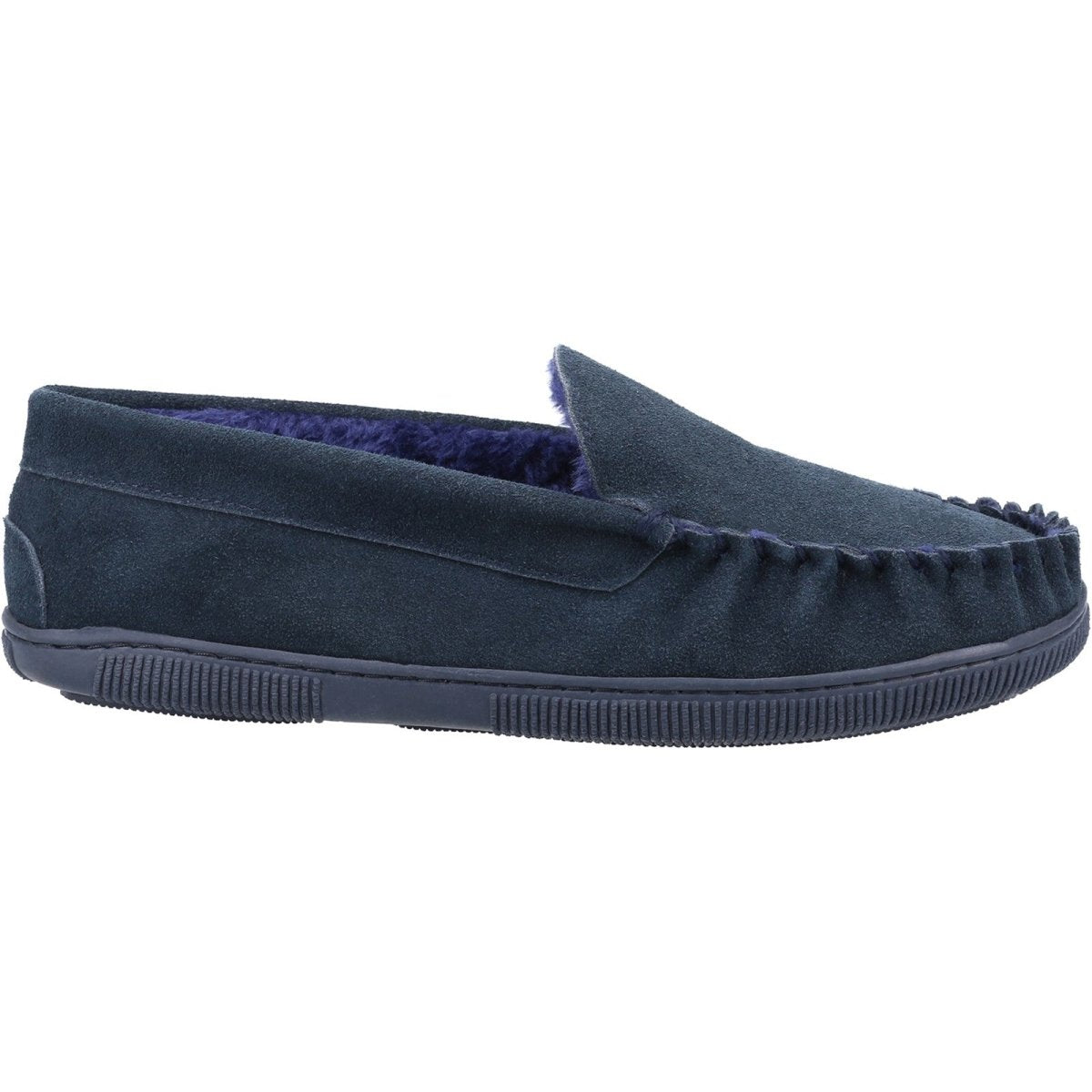 Cotswold Tresham Suede Mens Moccasin Slippers - Shoe Store Direct