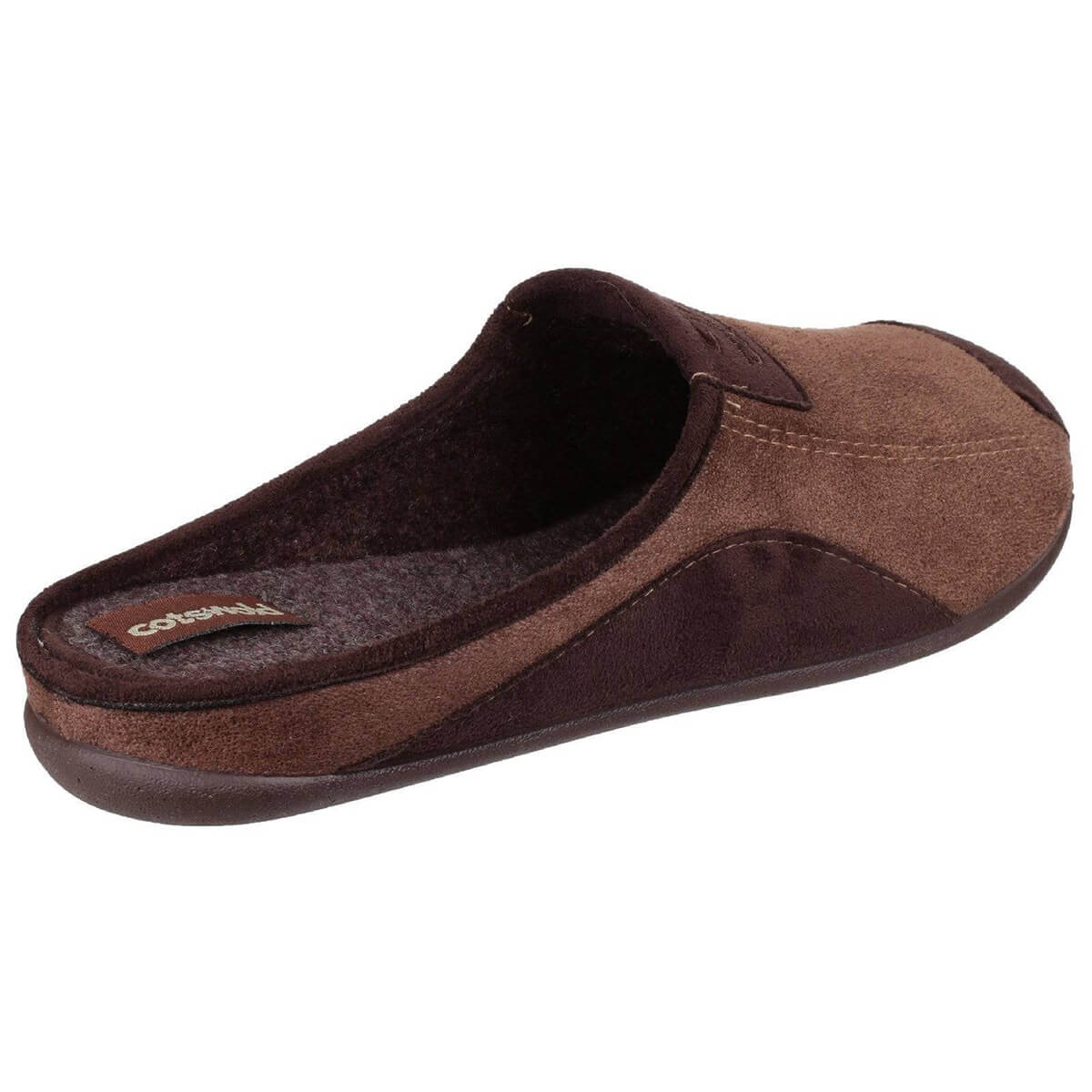 Cotswold Westwell Mens Suede Loafer Mule Slippers - Shoe Store Direct
