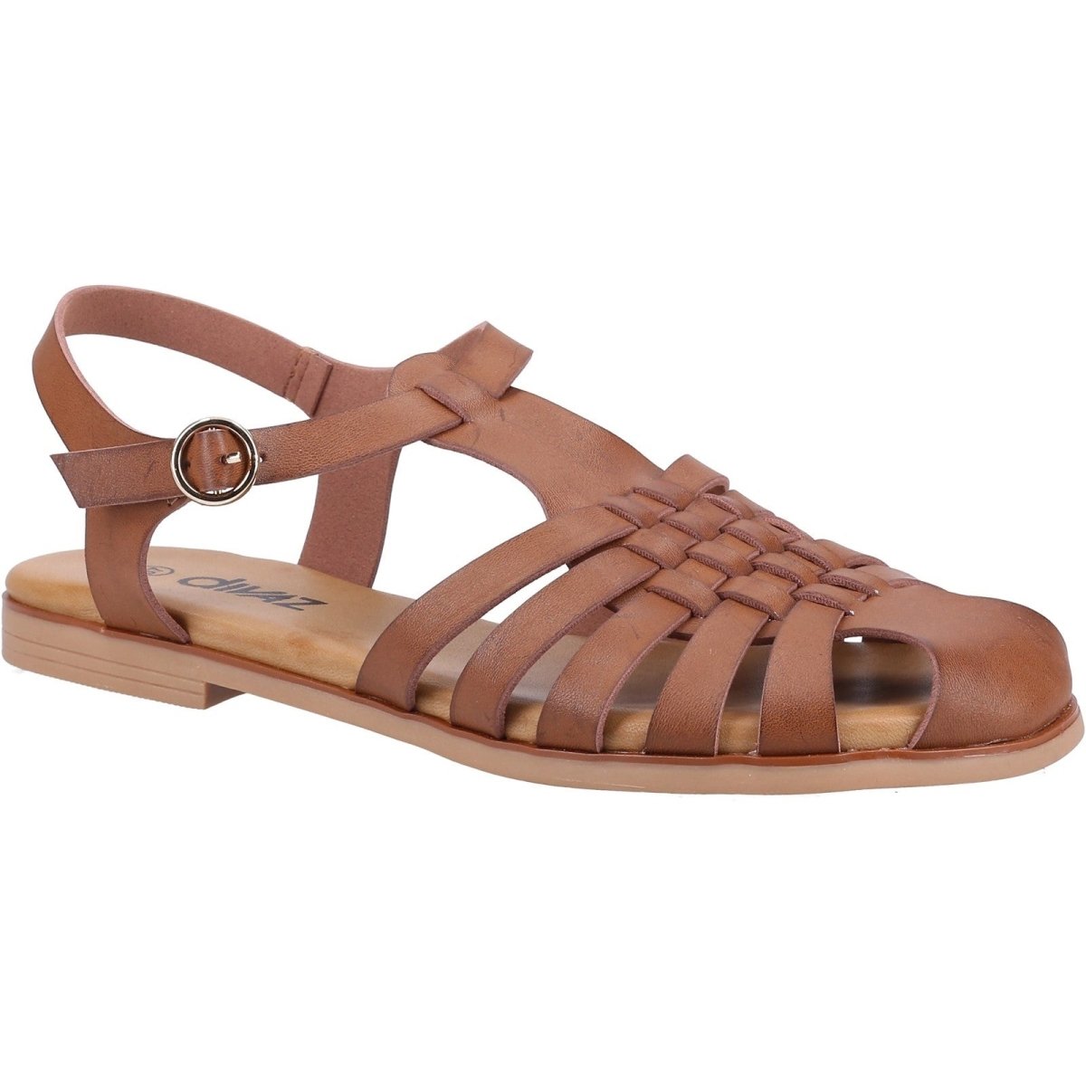 Divaz Gracie Ladies Vegan-Friendly Summer Sandal Shoes - Shoe Store Direct