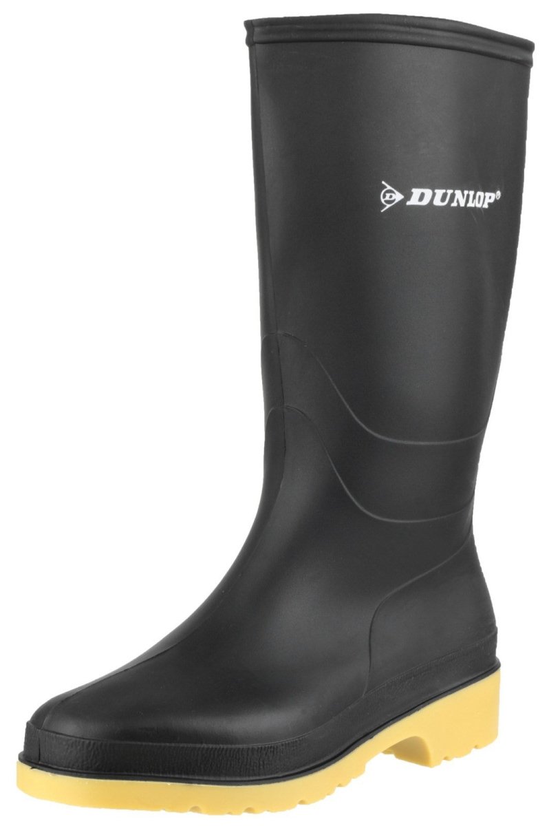 Dunlop Dull Kids Wellington Boots - Shoe Store Direct