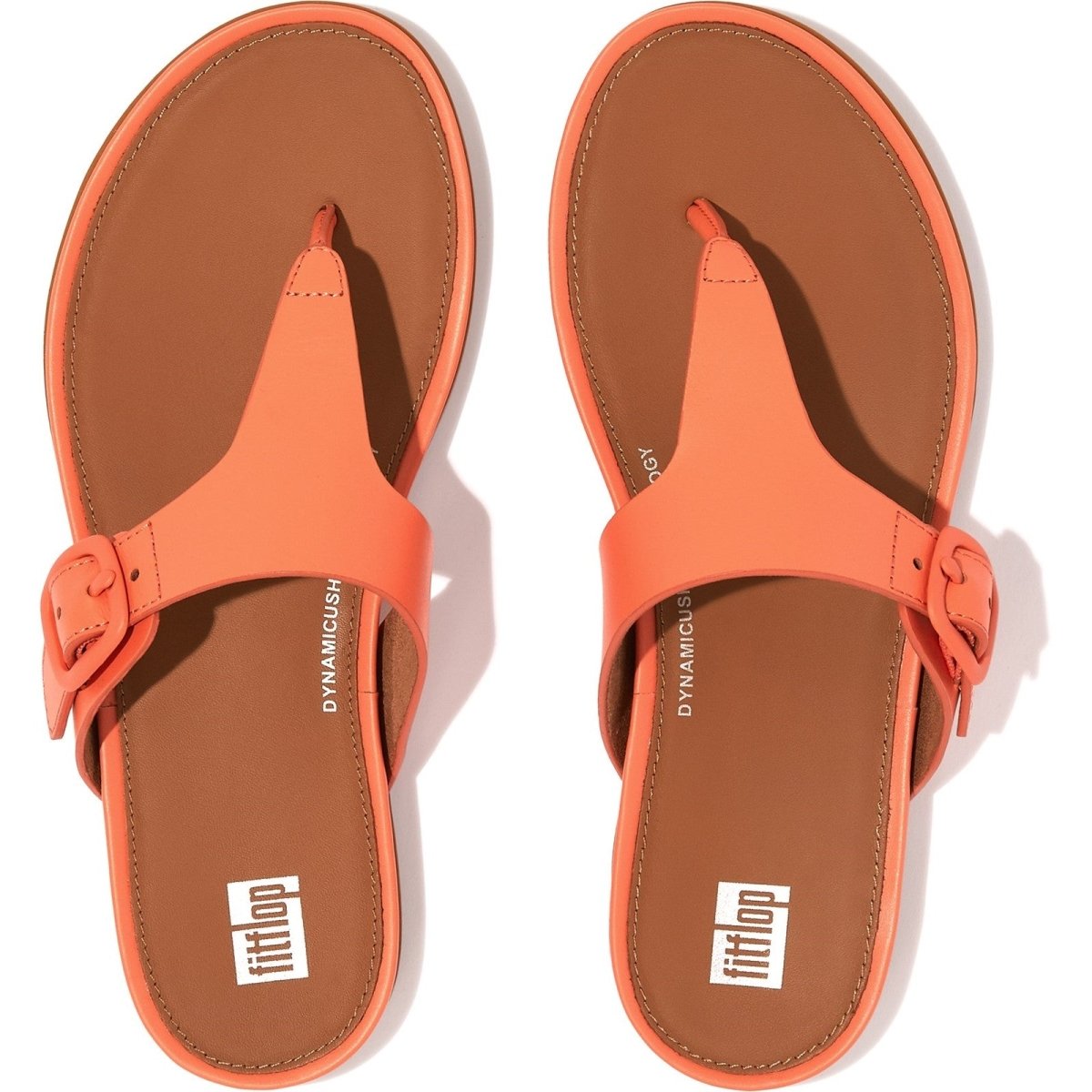 Fitflop Gracie Ladies Leather Summer Toe-Post Sandals - Shoe Store Direct