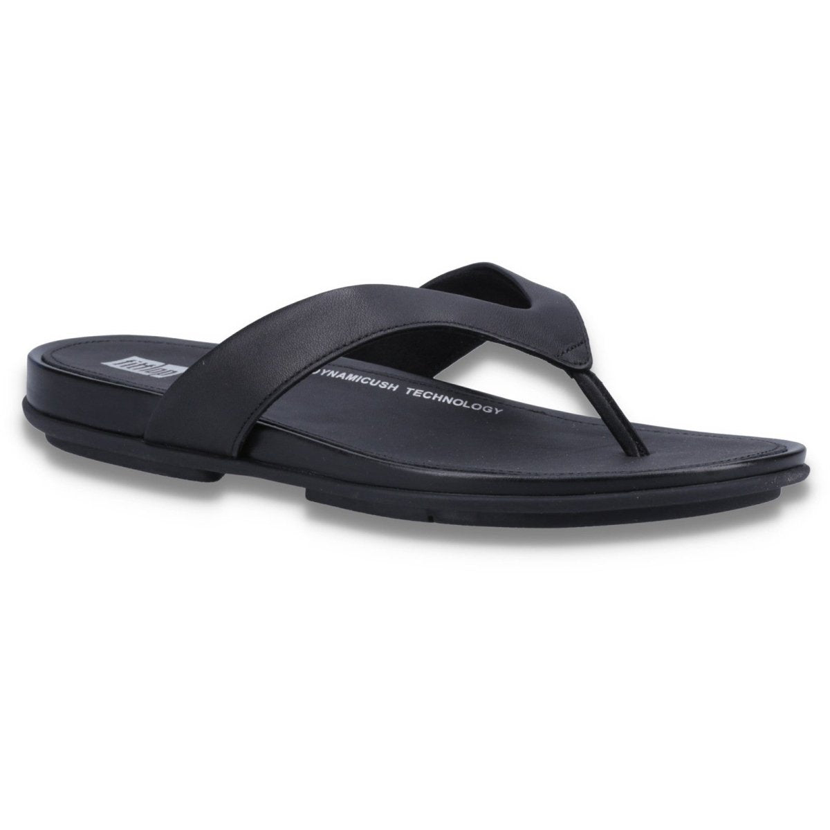 Fitflop Gracie Ladies Leather Toe-Post Summer Flip-Flop Sandals - Shoe Store Direct