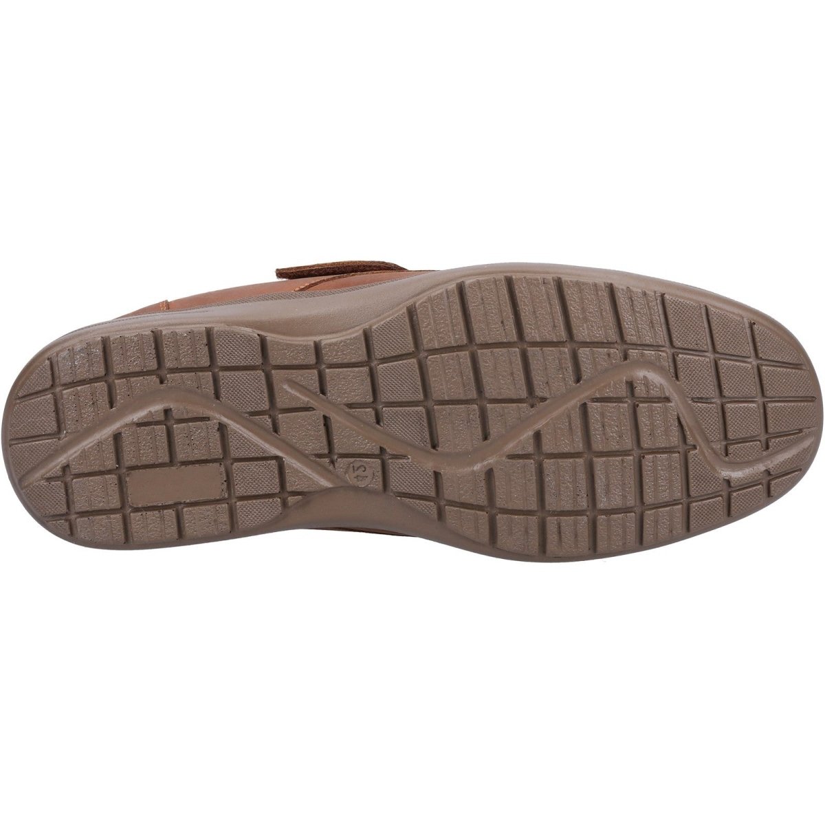 Fleet & Foster David Mens Leather Touch-Fastening Moccasin Shoes - Shoe Store Direct