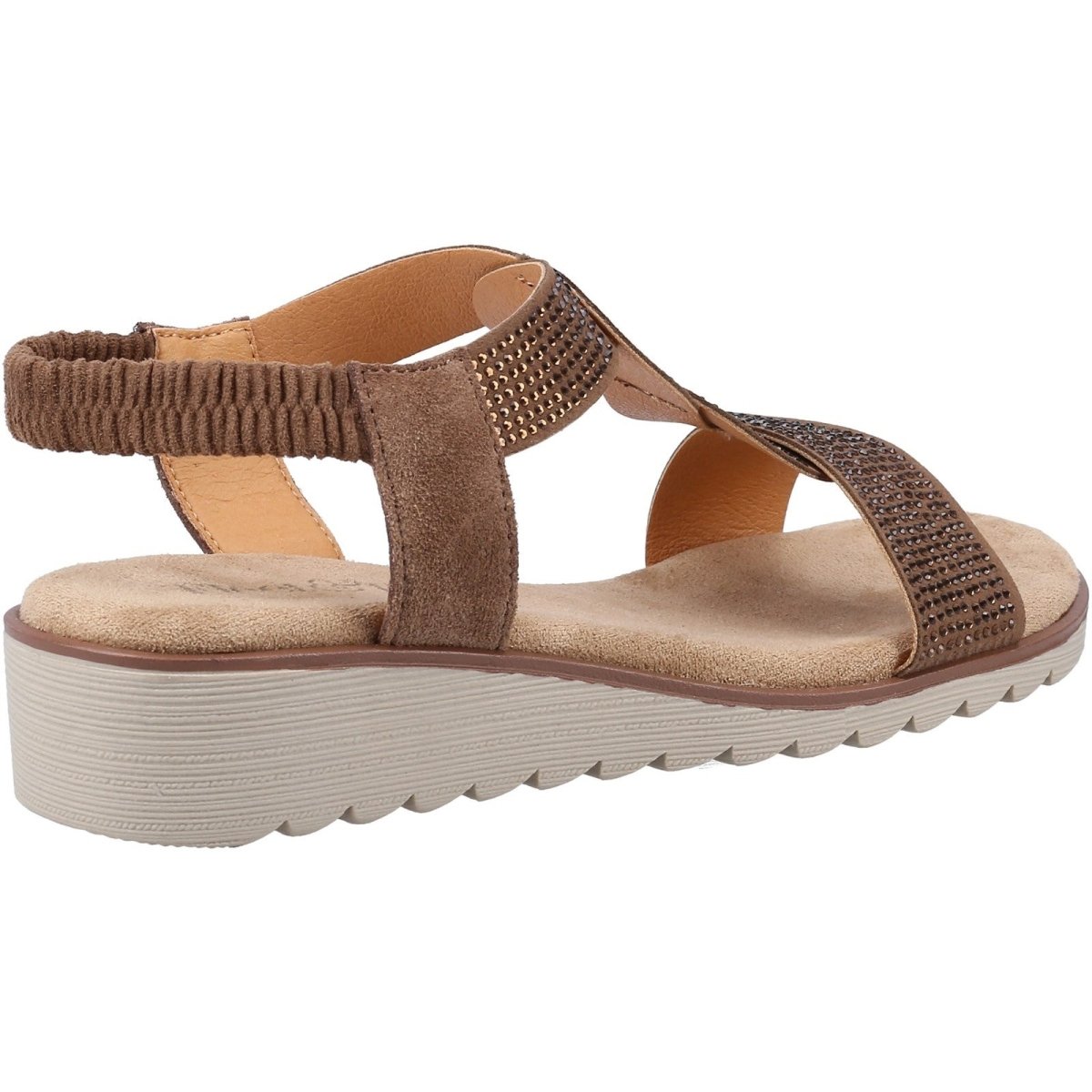 Fleet & Foster Hyacinth Ladies Open-Toe Touch-Fastening Sandals - Shoe Store Direct