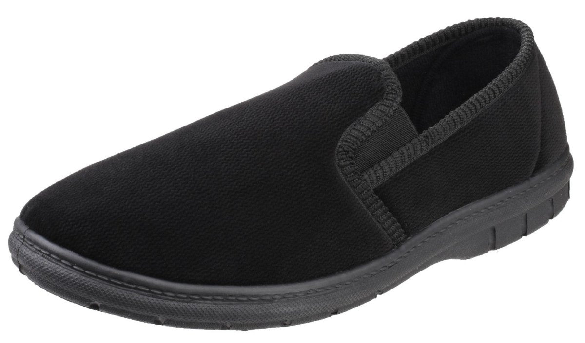 Fleet & Foster John Twin Gusset Slippers - Shoe Store Direct