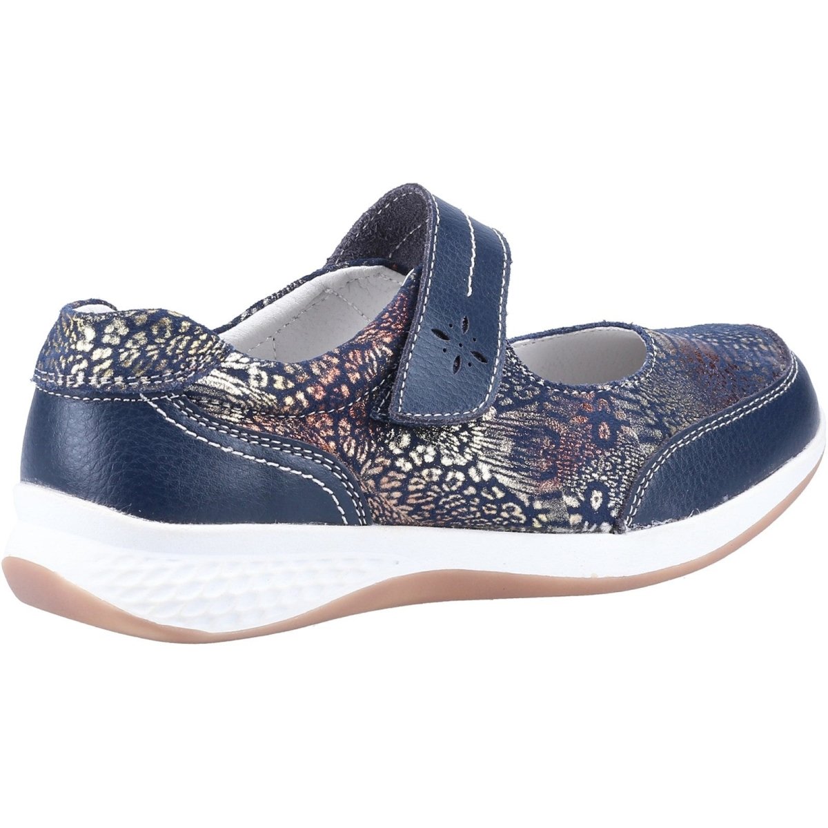 Fleet & Foster Laura Ladies Mary Jane Touch-Fastening Shoes - Shoe Store Direct