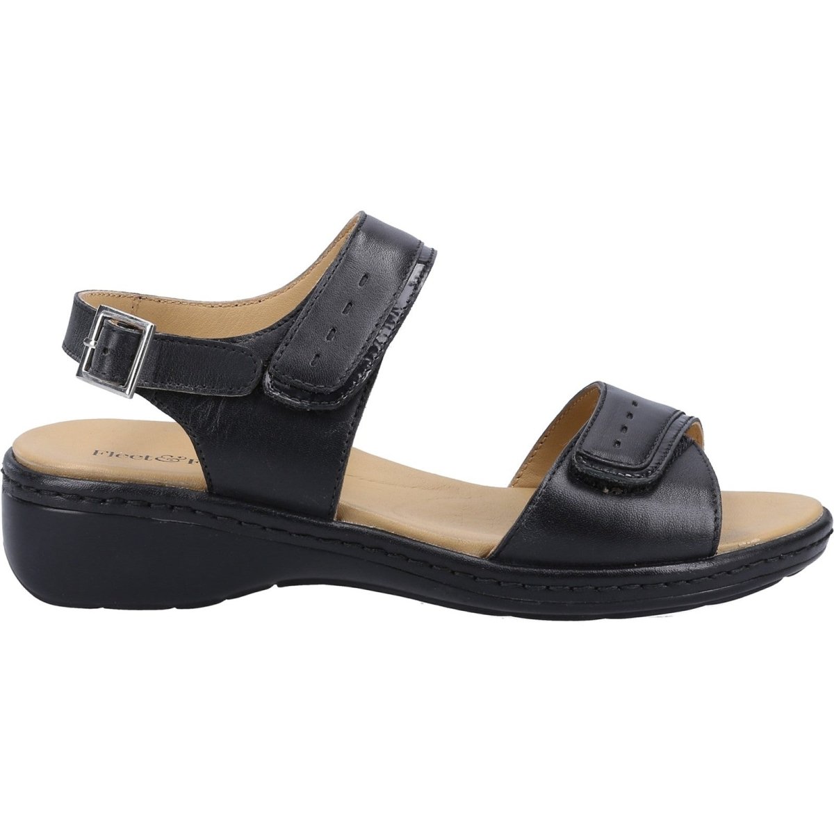 Fleet & Foster Linda Ladies Leather Summer Sandals - Shoe Store Direct