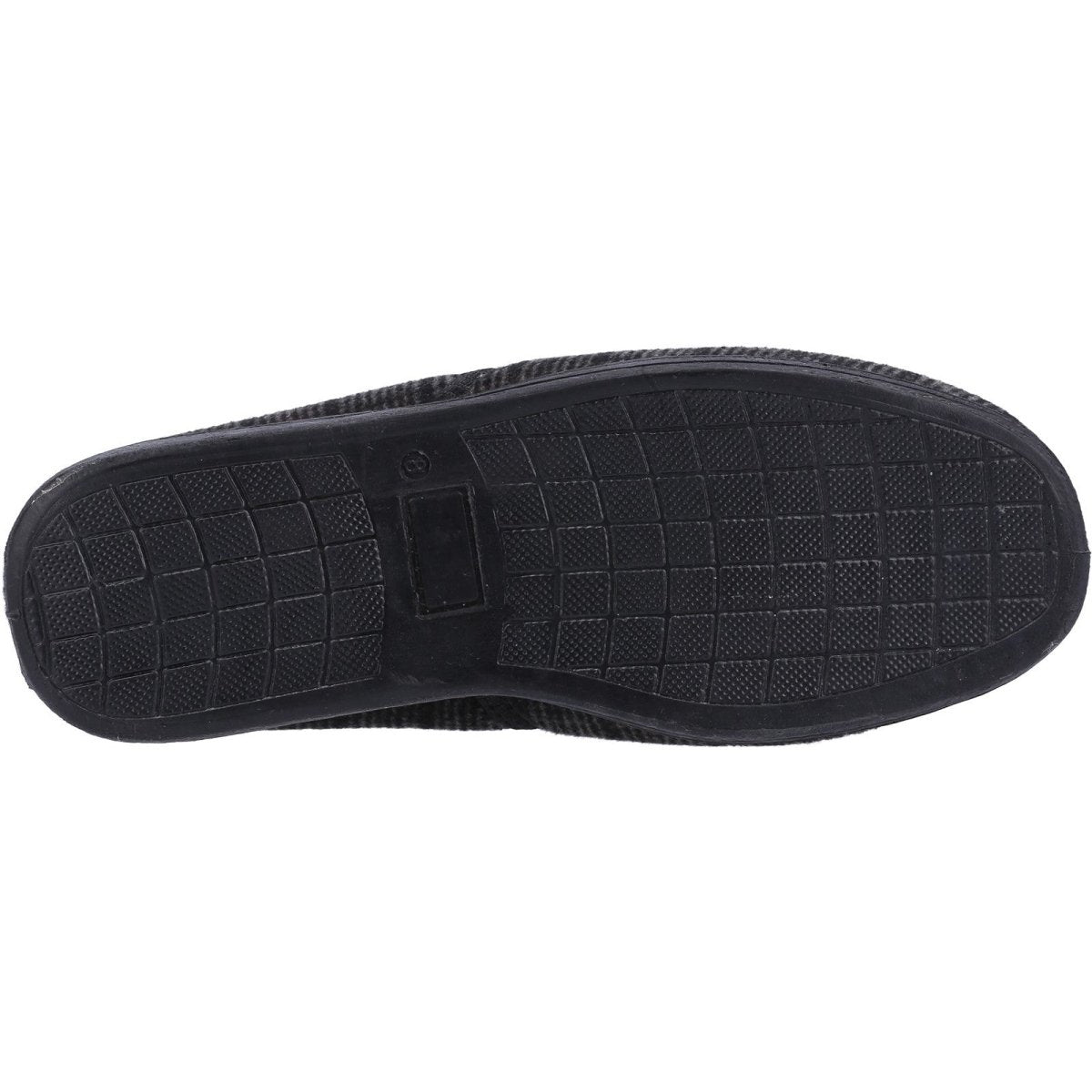 Fleet & Foster Neal Mens Chequered Mule Slippers - Shoe Store Direct