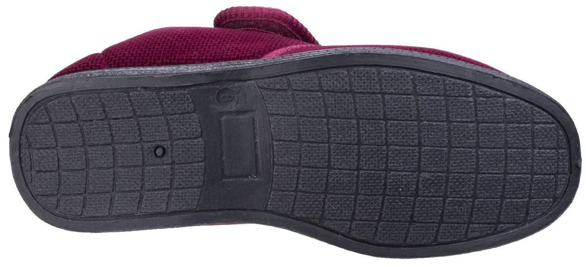 Fleet & Foster Sam Touch Fastening Mens Slippers - Shoe Store Direct