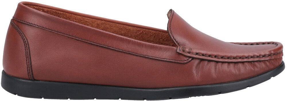 Fleet & Foster Tiggy Ladies Slip On Loafer Moccasin Shoes - Shoe Store Direct