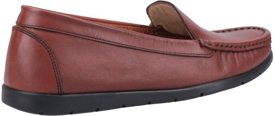 Fleet & Foster Tiggy Ladies Slip On Loafer Moccasin Shoes - Shoe Store Direct