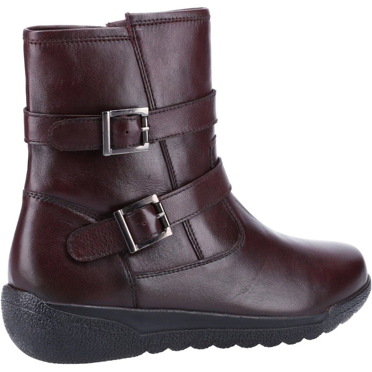Fleet & Foster Zambia Leather Side-Zip Ladies Ankle Boots - Shoe Store Direct