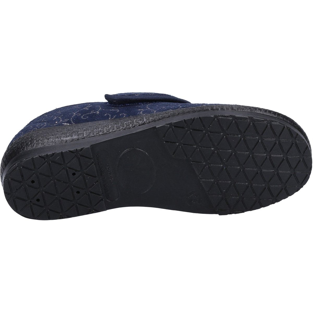 GBS Medical Geraldine Ladies 2E Wide Fit Touch-Fastening Slippers - Shoe Store Direct