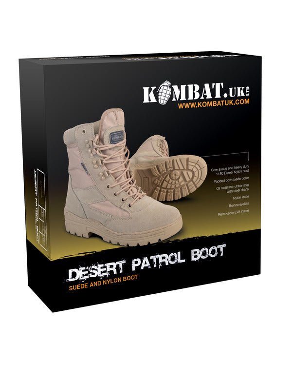 Military Suede Desert Boots - Shoe Store Direct