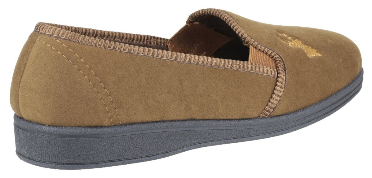 Mirak Stag Classic Slip On Mens Slippers - Shoe Store Direct