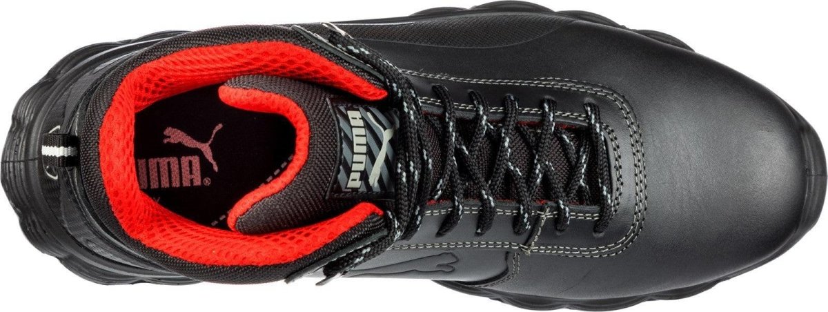 Puma Condor Mid S3 Steel Toe Cap Mens Black Safety Boots - Shoe Store Direct
