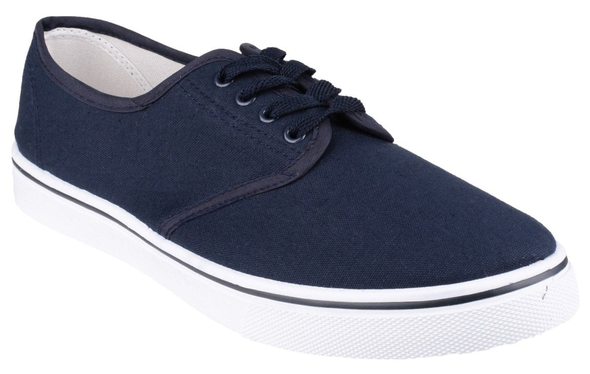 Yachtmaster Gusset Lace Up Plimsolls - Shoe Store Direct